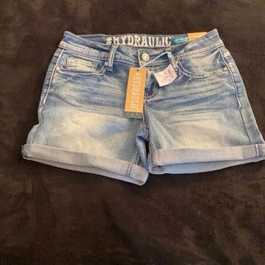 # HYDRAULIC Jean Shorts in size 9/10
